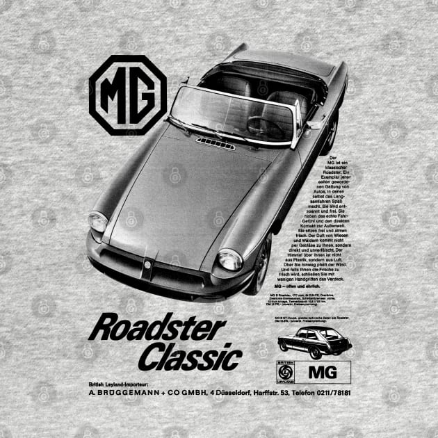 MG MGB - advert by Throwback Motors